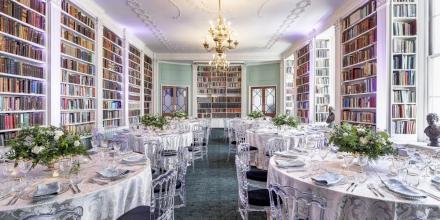 Library laid out for daytime event
